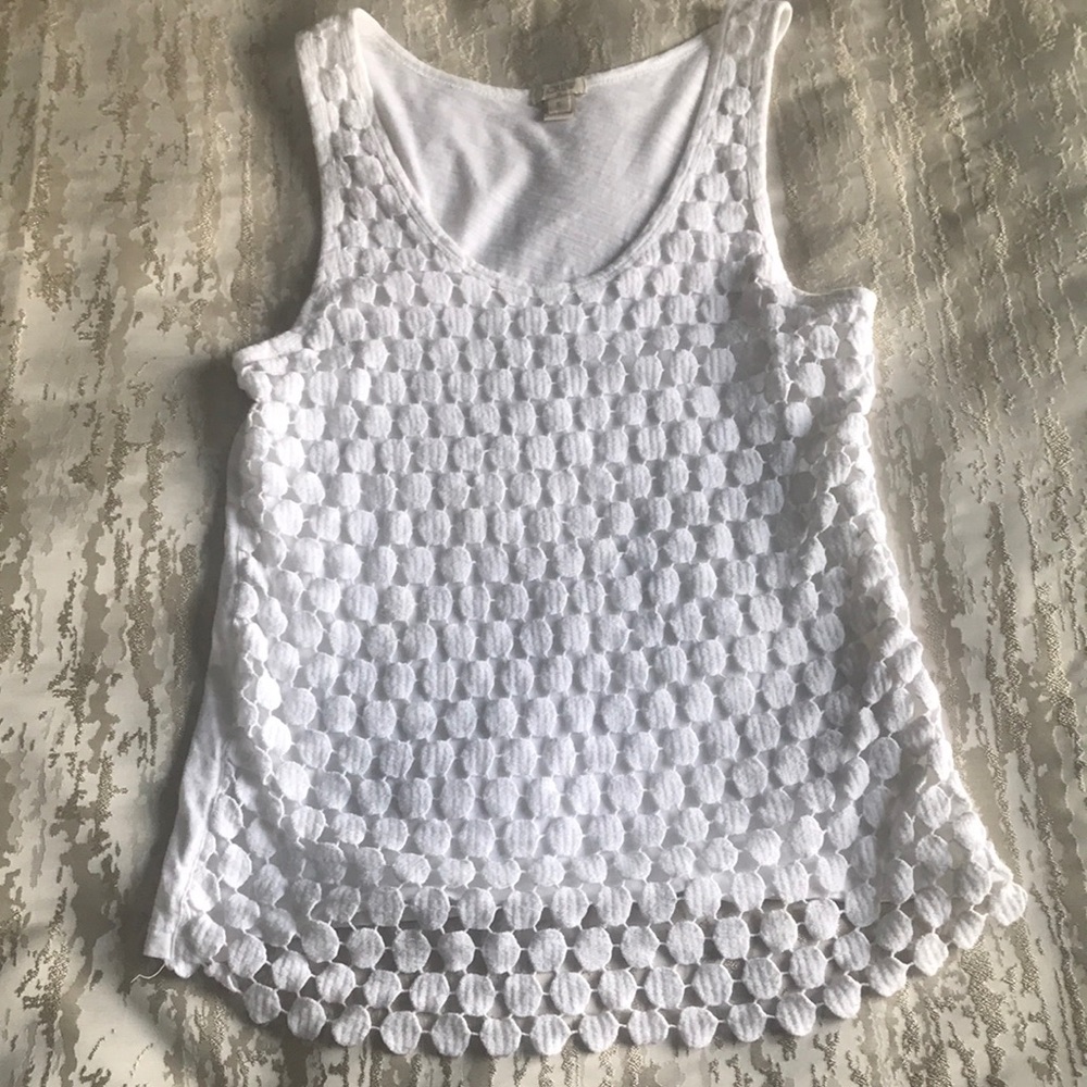 JCrew White Tank